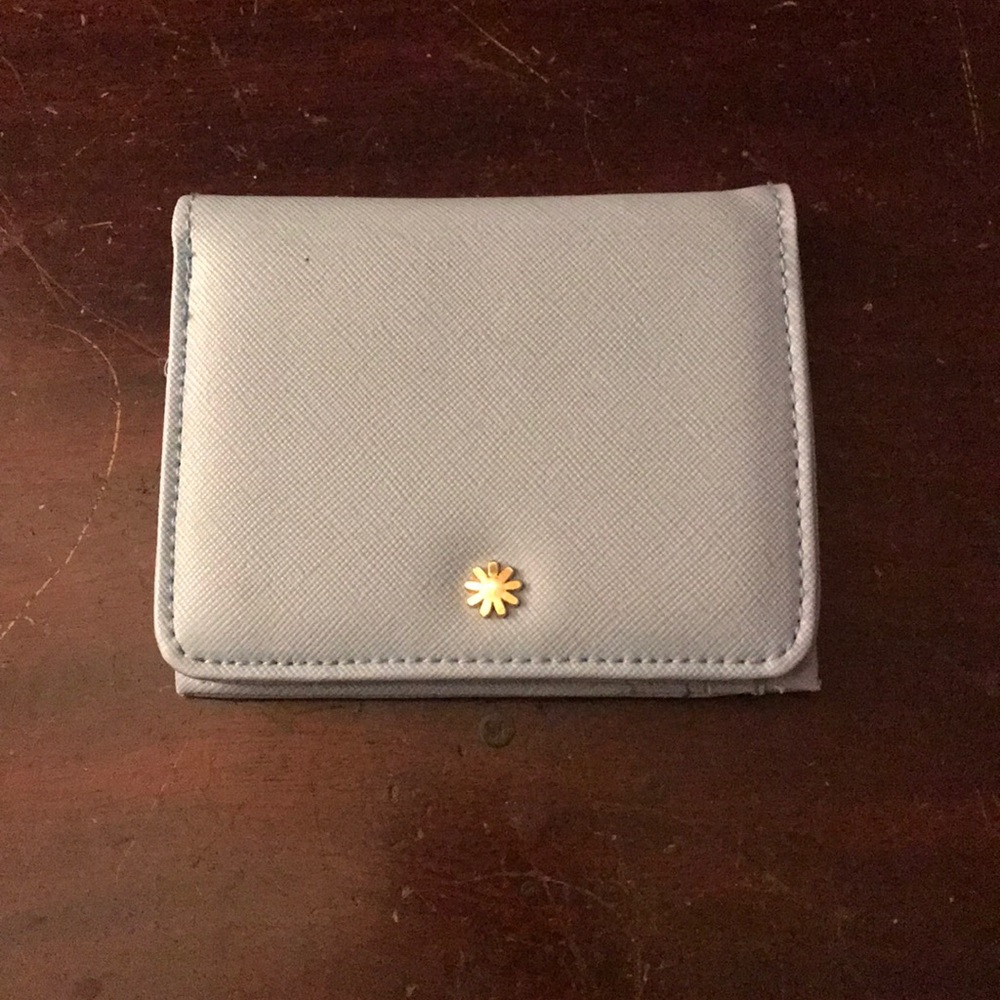 Baby blue wallet